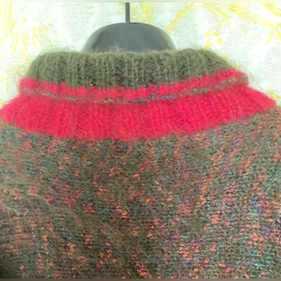 One-of-a-Kind Hand Knit Mohair Sweater - Picture 8 of 9